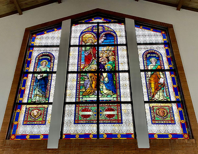 Stained Glass at St. Catherine of Siena Church
